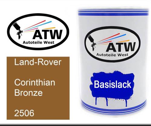 Land-Rover, Corinthian Bronze, 2506: 500ml Lackdose, von ATW Autoteile West.